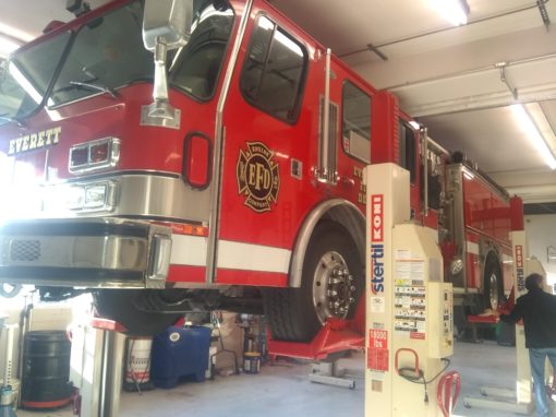 Firetruck Axle Swing Arm Repair